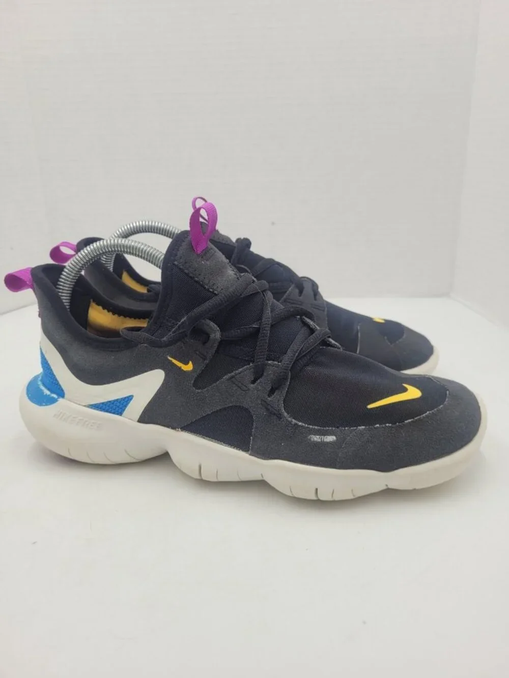 Nike Free RN 5.0 GS AR4143-003 Running Shoe, Kid's Size 7Y EU 40 Black
